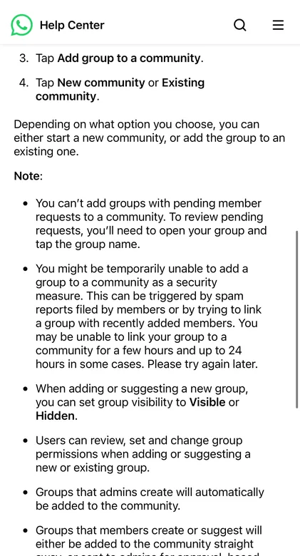 Community steps